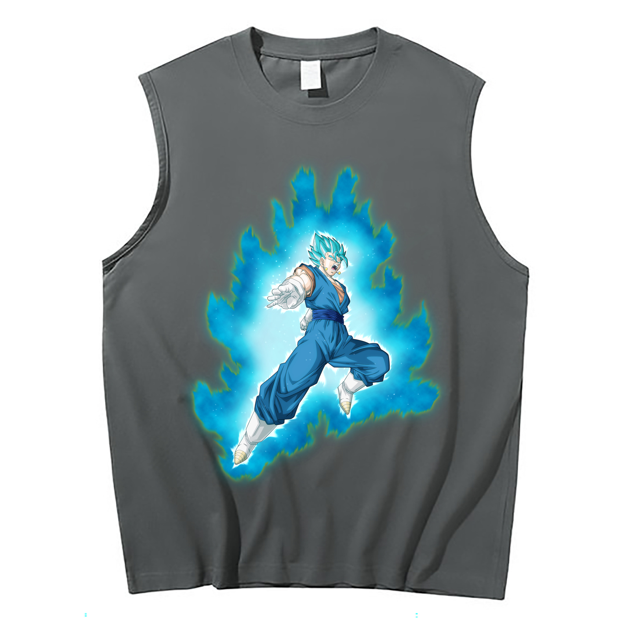 （画像用） ドラゴンボール ベジット DRAGON BALL Vegetto コットン100％タンクトップ（フロントプリント）